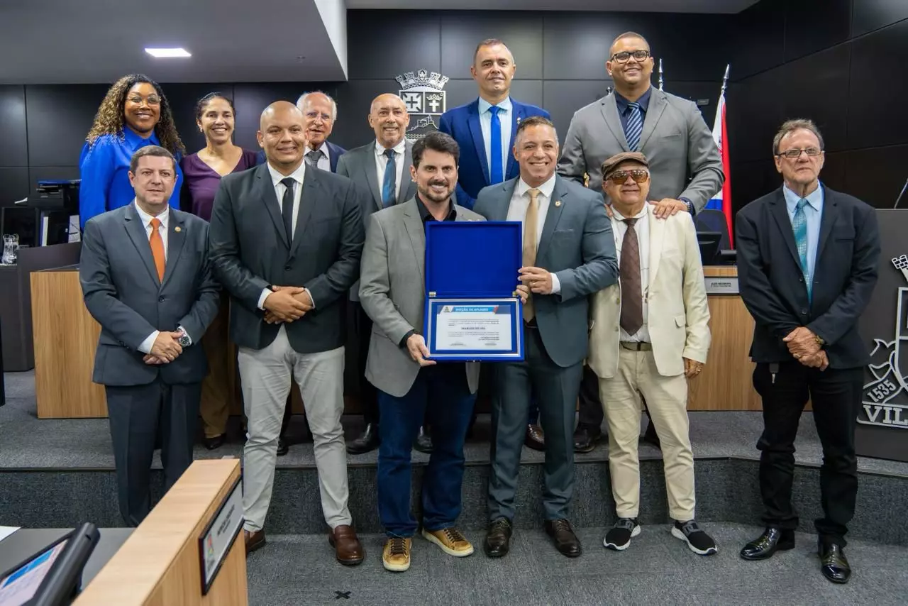 HOMENAGEADO PELA CMVV EM SEU ANIVERSÁRIO, SENADOR MARCOS DO VAL RECEBE APOIO À SUA PRÉ-CANDIDATURA